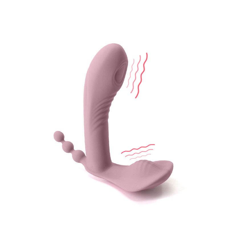 Colorido material de cuerpo seguro vibrador anal de silicona de la más alta calidad para mujeres y hombres